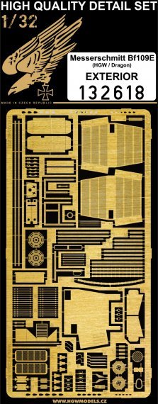 1/32 Bf 109E exterior PE set