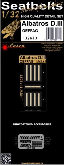 1/32 Seatbelts Albatros D.III OEFFAG