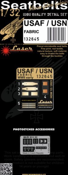 1/32 Seatbelts USAF/USN Fabric