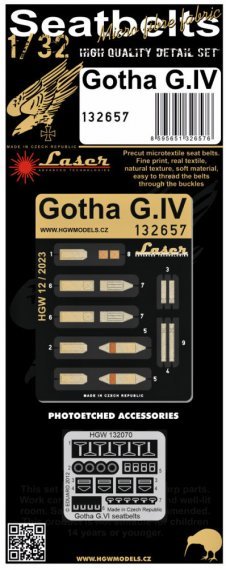 1/32 Seatbelts Gotha G.IV laser