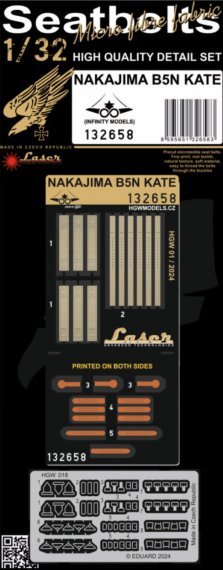1/32 Seatbelts Nakajima B5N Kate laser