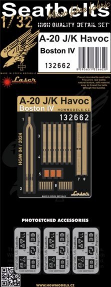1/32 Seatbelts A-20 J/K Havoc laser