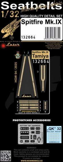 1/32 Seatbelts Spitfire Mk.IX for Tamiya