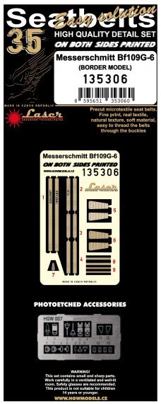 1/35 Messerschmitt Bf-109G-6 pre-cut Border Model