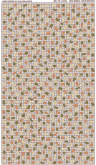 1/35 US camouflage Netting  1940-60  Autumn 1/35