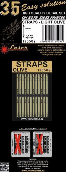 1/35 Straps Light Olive 20MM