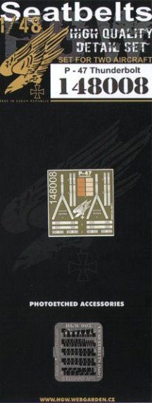 1/48 Seatbelts P-47 Thunderbolt