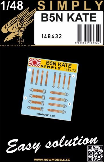 1/48 Seatbelts B5N KATE SIMPLY
