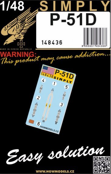 1/48 Seatbelts P-51D SIMPLY