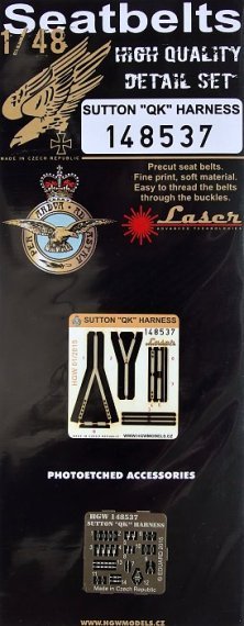 1/48 Sutton QK Harness  Early pre-cut (laser)