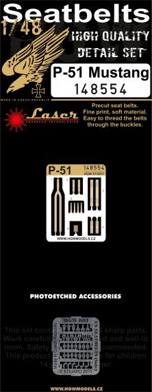 1/48 Seatbelts P-51 Mustang