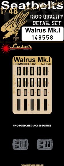 1/48 Supermarine Walrus Mk.I Seatbelts