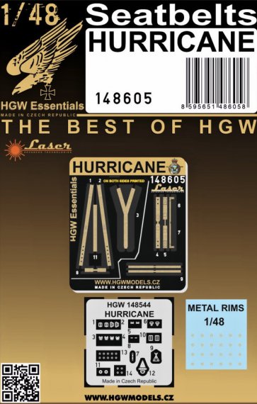 HGW Ceintures de S�curit� Hurricane 1/48 Laser