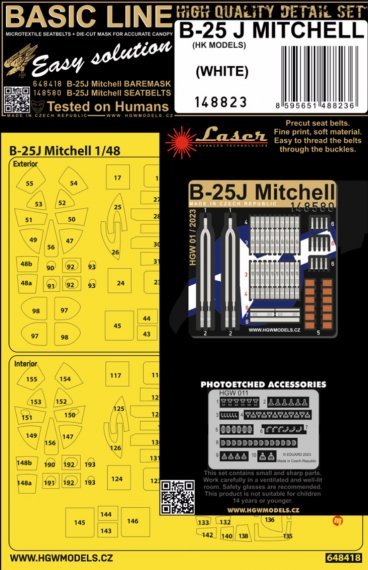 1/48 North-American B-25J Mitchell Basic Line Basic Line