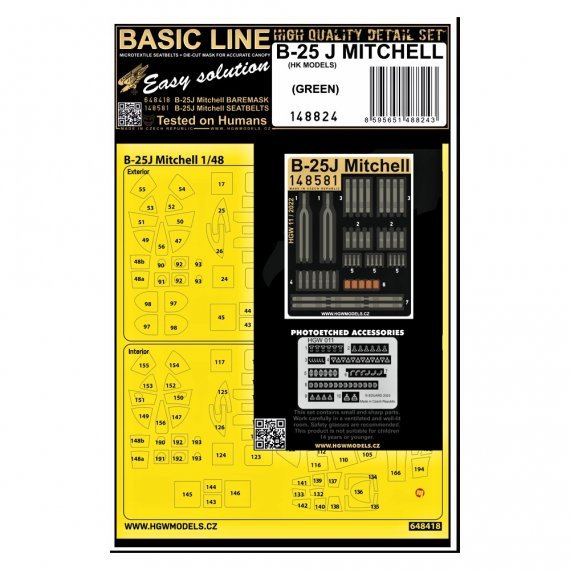 1/48 North-American B-25J Mitchell Basic Line Basic Line