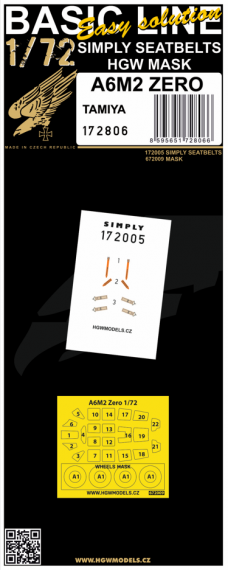 1/72 A6M2 ZERO BASIC LINE