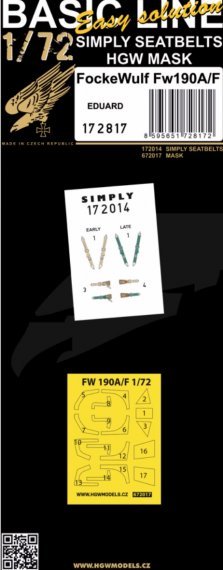 1/72 Focke Wulf Fw190A/F BASIC LINE