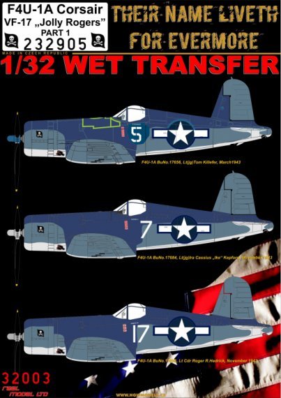 1/32 Vought F4U-1A Corsair Jolly Rogers
