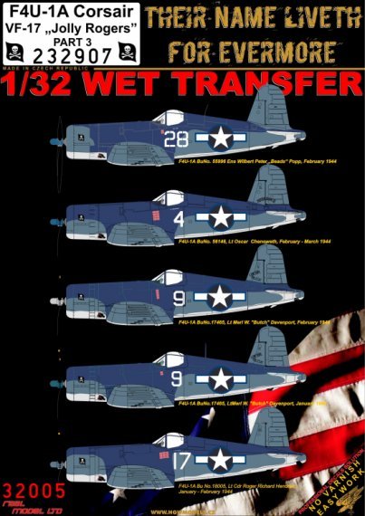 1/32 Vought F4U-1A Corsair VF-17 Jolly Rogers Part 3