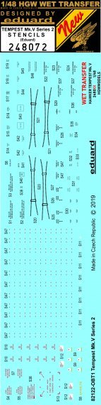 1/48 STENCILS Tempest Mk.V Series 2