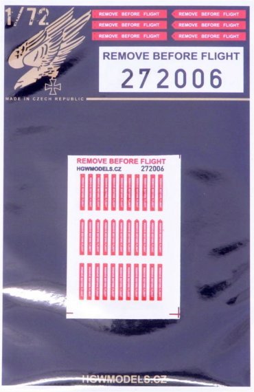 1/72 Remove Before Flight