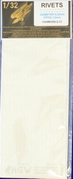 1/32 Rivets  double line
