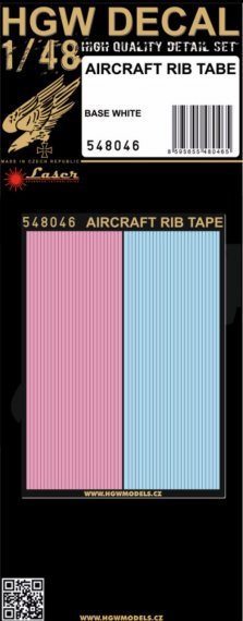 1/48 Aircraft Rib Tapes LASER-CUT Decals Aircraft rib tapes suit