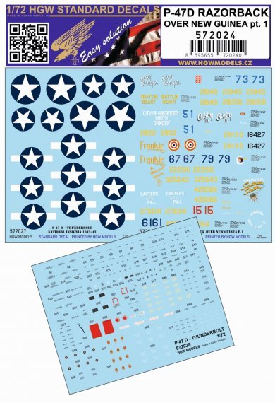 1/72 Republic P-47D Thunderbolt Razorback Over New Guinea part 1
