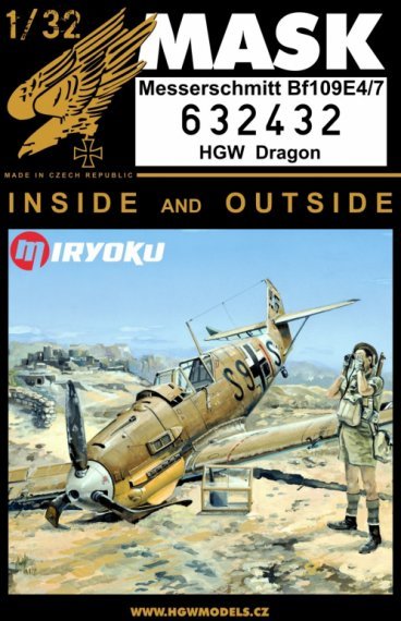 1/32 Messerschmitt Bf-109E-3/Bf-109E-4/Bf-109E-7 Masks