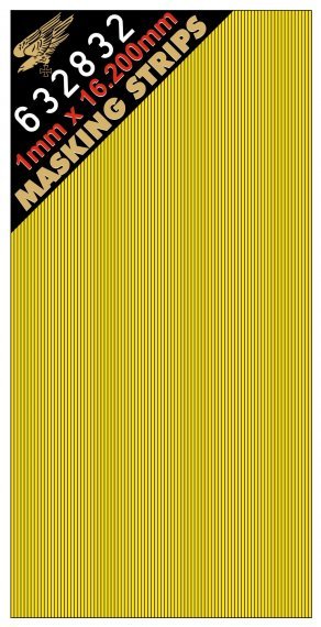 1/32 Masking Strips 1mm x 16,2 mm