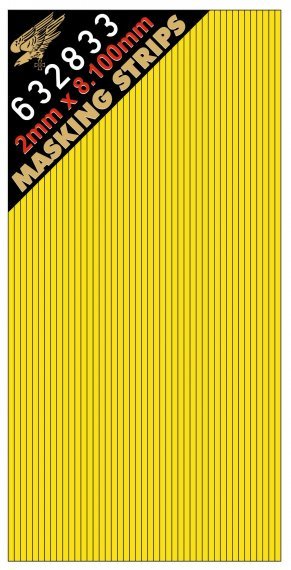 1/32 Masking Strips 2mm x 8,1 mm