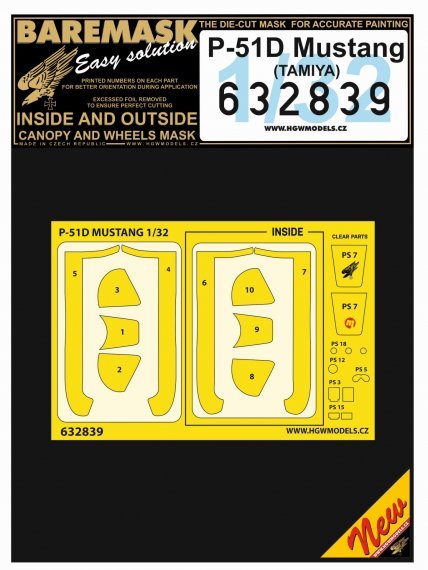 1/32 Mask P-51D Mustang