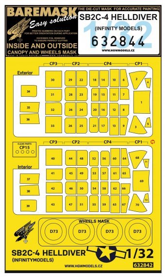 1/32 Mask SB2C-4 Helldiver
