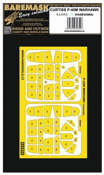 1/32 Mask Curtiss P-40M Warhawk