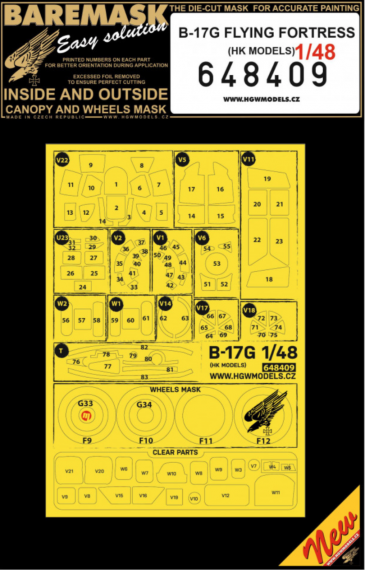 1/48 Mask B-17G Flying Fortress