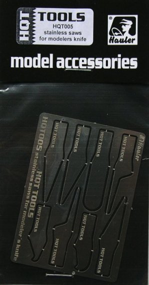 Stainless saws for modelers knife (8pcs.)