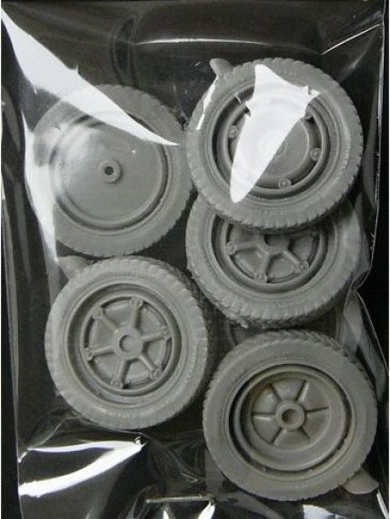 1/35 Autoblinda AB-41/43  wheels set (ITALERI)