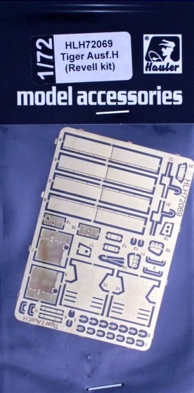 1/72 Tiger Ausf.H  detail PE set