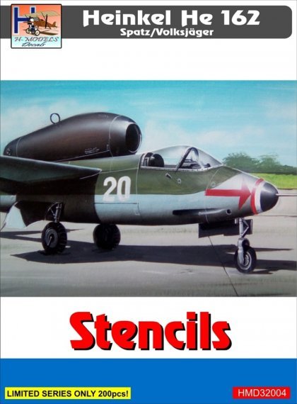 1/32 Stencils Heinkel He 162 Spatz/Volksjger