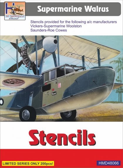 1/48 Supermarine Walrus Mk.I/Mk.II wing walkways and stencils