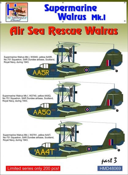 1/48 Supermarine Walrus Mk.I/Mk.II  ASR, Pt.3