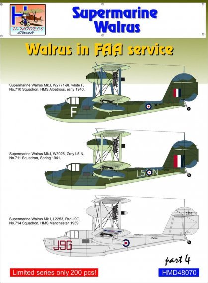 1/48 Supermarine Walrus Mk.I/Mk.II in FAA Service, Pt.4