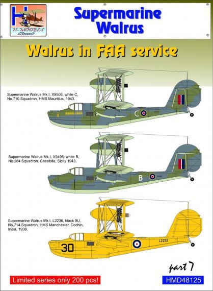 1/48 Westland Walrus Mk.I/Mk.II in FAA Service, Pt.7