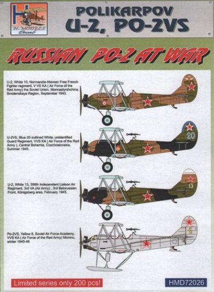 1/72 Polikarpov U-2/Po-2 at war