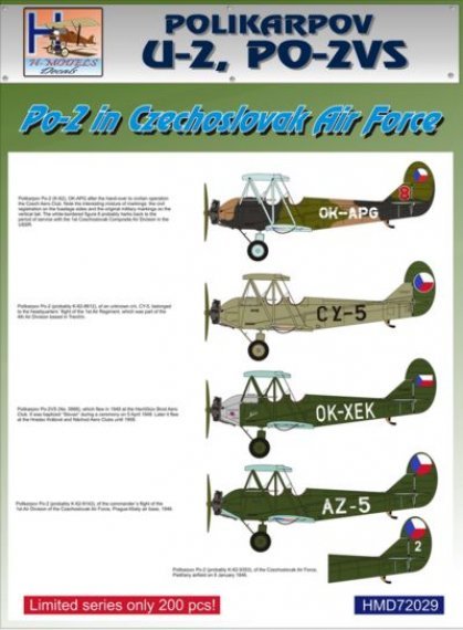 1/72 Polikarpov U-2/Po-2VS in CzAF