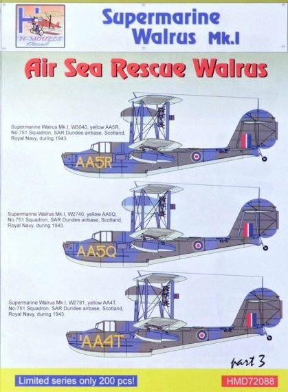 1/72 Westland Walrus Mk.I ASR, Pt.3