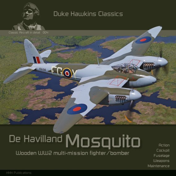 De Havilland Mosquito DH-C004 Libro Dettagli 116 pagine