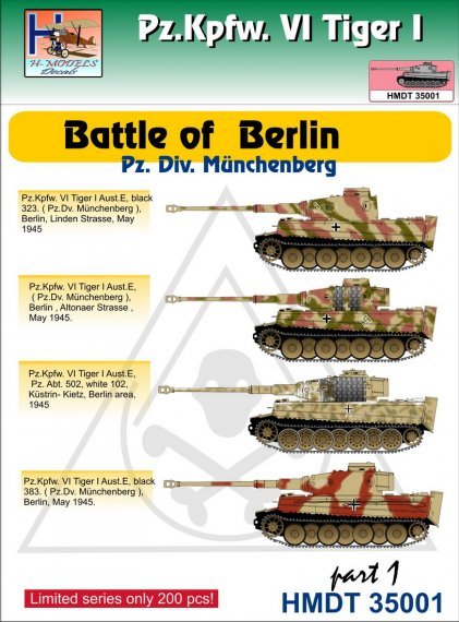 1/35 Pz.Kpfw.VI Tiger I Battle of Berlin , Pt.1