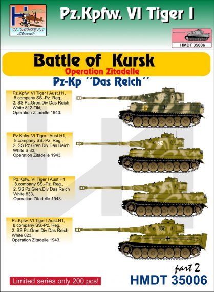 1/35 Pz.Kpfw.VI Tiger I Battle of Kursk , Pt.2
