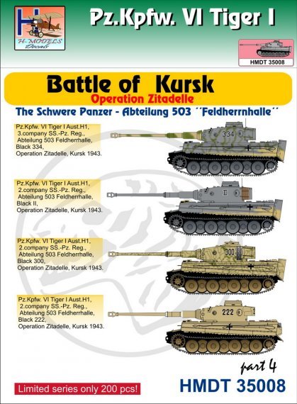1/35 Pz.Kpfw.VI Tiger I Battle of Kursk , Pt.4